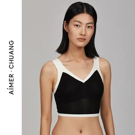 【爱慕甄选】·CHUANG内衣女明动隐孔背心文胸CA120053图片