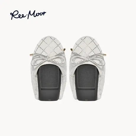 REEMOOR睿慕2024春夏新款舒适软底不累脚蛋卷鞋休闲平底鞋单鞋女商品大图