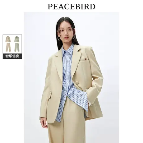 太平鸟通勤西装外套2024新款女装品质图片