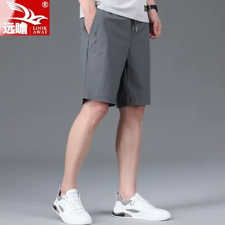 冰丝短裤男夏季薄款休闲男士速干五分裤潮牌宽松健身运动裤子男裤图片