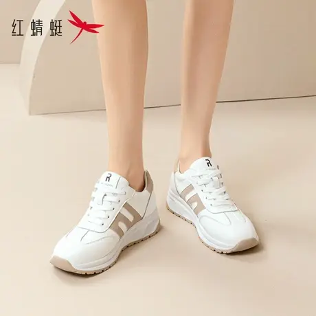 红蜻蜓阿甘鞋女2023秋冬新款软底运动潮休闲鞋爆款小白鞋爆款女鞋商品大图