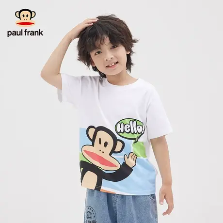 大嘴猴童装男童短袖t恤2023年夏季新品半袖中大儿童上衣体恤商品大图