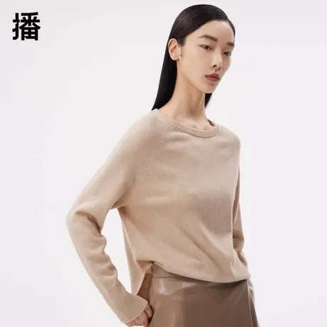 播短外套女2023秋冬新款小香风立体绞花圆领短款上衣DDQ4WD5223商品大图