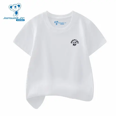 XD真维斯男童短袖上衣 夏季款 顺滑纯棉简约印花合身短袖衫商品大图