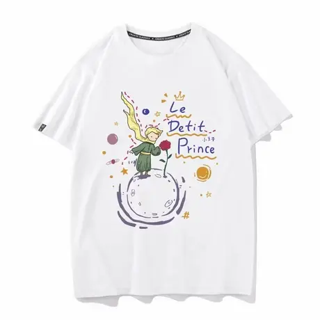 秀洛小王子t恤联名nasa衣服短袖动漫周边夏装动漫服饰衣服纯棉tee商品大图