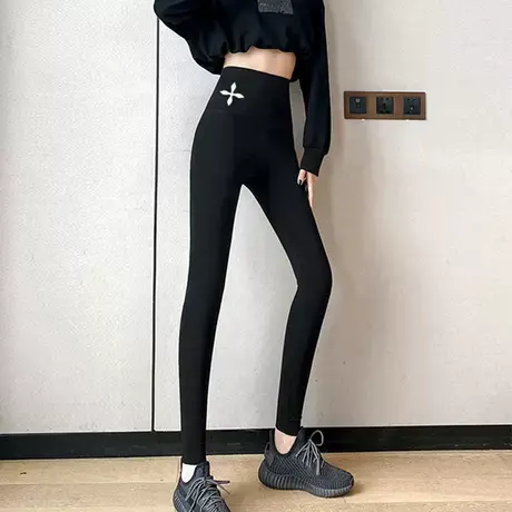 高腰鲨鱼裤女外穿春秋薄款紧身打底裤收腹提臀健身瑜伽芭比裤夏季图片