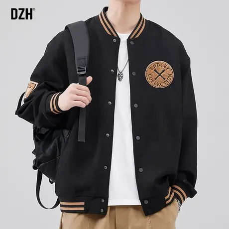 男士美式棒球服外套男春秋款潮牌男装飞行员春季夹克2024新款上衣商品大图
