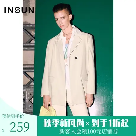 恩裳COVER秋季时尚简约立体裁剪挺括有型轻商务西装外套图片