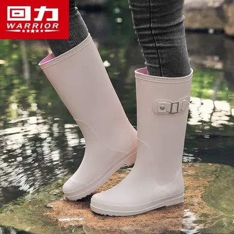 回力雨鞋女秋季防滑塑胶中筒雨靴女款外穿厨房工作耐磨防高筒水鞋图片