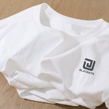 夏季潮牌宽松纯棉圆领短袖t恤男青少年学生潮流打底衣服半袖帅气商品大图