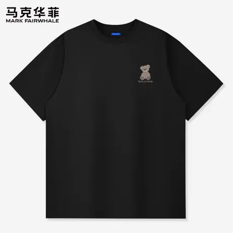 【重磅纯棉】马克华菲男士休闲短袖2025新款夏季运动半袖T恤上衣图片