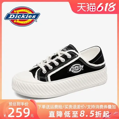 Dickies帆布鞋男款2025新款夏季透气布鞋男鞋男士休闲鞋子男潮鞋商品大图
