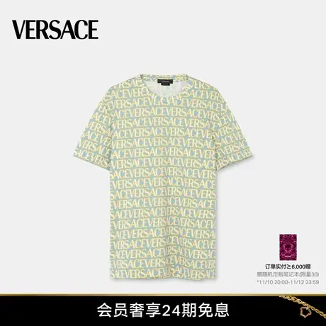 【24期免息】VERSACE/范思哲 男士Versace Allover T恤短袖上衣图片