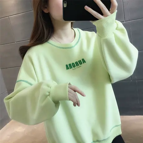 设计感小众卫衣秋季新款2023年早秋薄款长袖韩版宽松女士外套显瘦图片