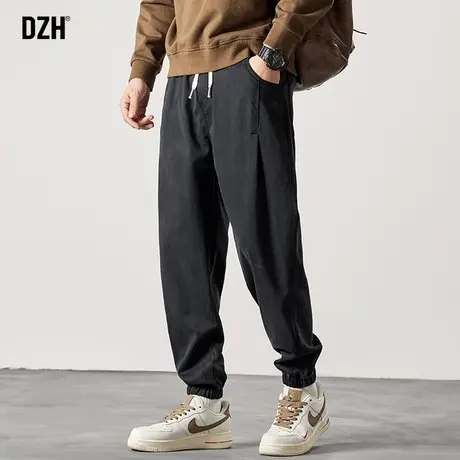 男士黑色工装裤潮牌男秋季潮牌男裤春夏款运动休闲裤2024新款裤子商品大图