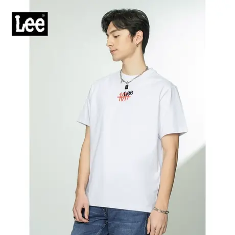 Lee商场同款101+21春夏新品宽松多色男短袖T恤潮流L438824DR图片