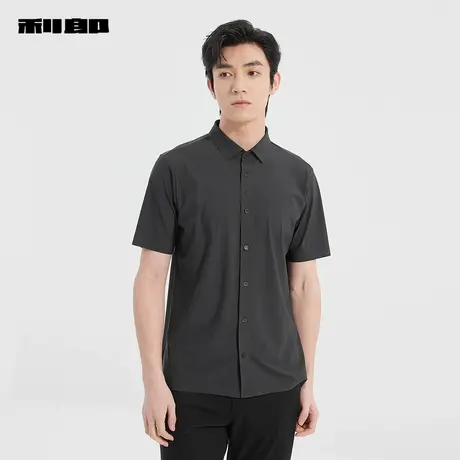 【商场同款】利郎官方 短袖衬衫男凉感2025夏季衬衣25XXC9032S/1S图片