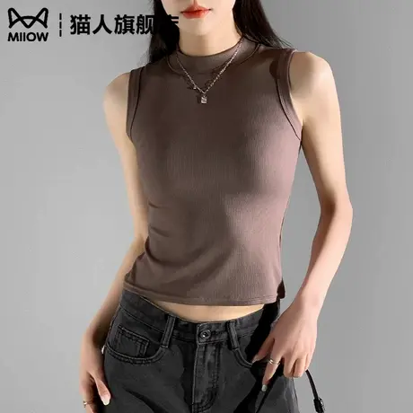 莫代尔背心吊带女2025春夏新款遮副乳修身内搭可外穿辣妹打底上衣商品大图