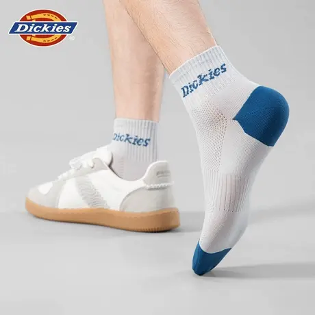 Dickies袜子男士2025新款纯棉抗菌透气网眼吸汗防臭夏薄款中筒袜图片