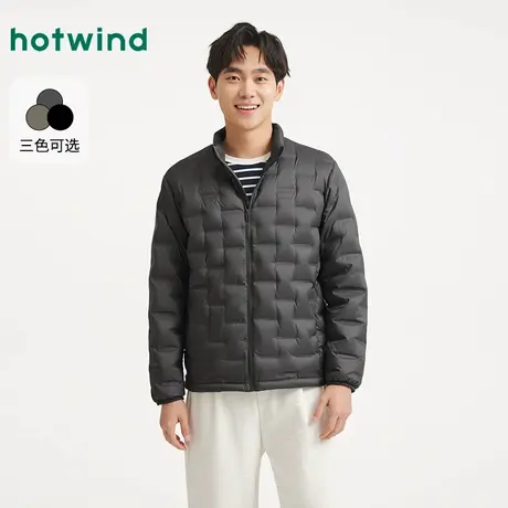 热风2025年冬季新款男士立领羽绒服商品大图