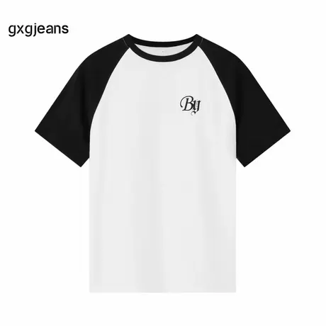 gxg.jeans男装2024年夏季新款圆领短袖T恤JEX14400732商品大图