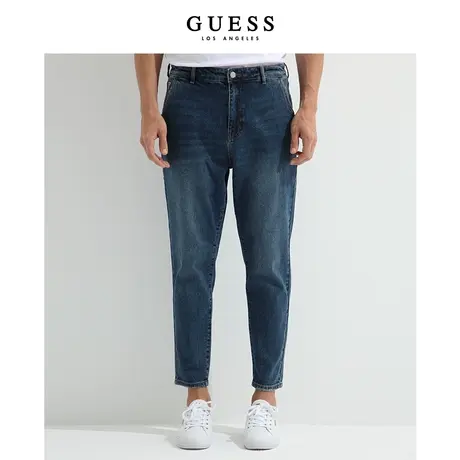 【38上新季】GUESS款男士法式复古舒适休闲直筒牛仔裤X2BA32W55R0图片