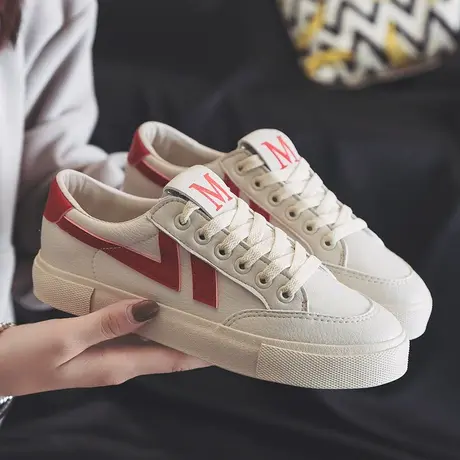 小白鞋女2023新款小众原创百搭韩版帆布鞋女学生ulzzang平底板鞋商品大图