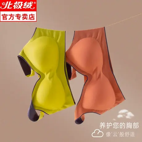 无痕运动无钢圈内衣女士小胸聚拢文胸背心式日系美背薄款睡眠胸罩商品大图