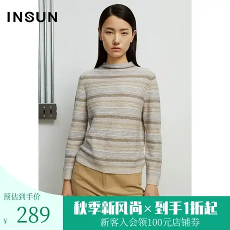 恩裳春秋冬特色花纹织法层次感保暖百搭毛针织衫商品大图