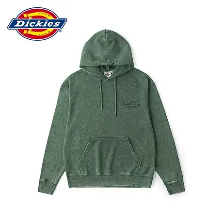 Dickies24春夏新款logo字母刺绣休闲运动连帽抽绳美式卫衣宽松图片