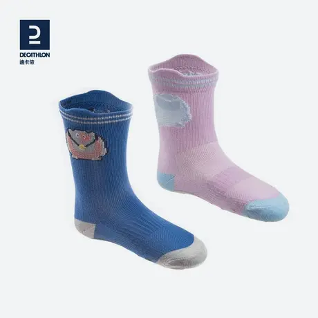 迪卡侬宝宝袜子春秋儿童棉袜婴儿1~3岁宝宝防滑蹦床袜地板袜KIDX图片