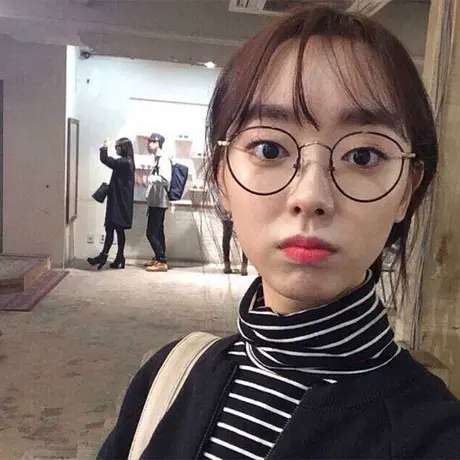 韩国2023春秋新款宽松条纹上衣半高领内搭打底衫长袖T恤女学生潮图片