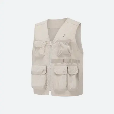 【好物体验专享/8928363】儿童工装马甲迪卡侬户外男童工装多口袋图片