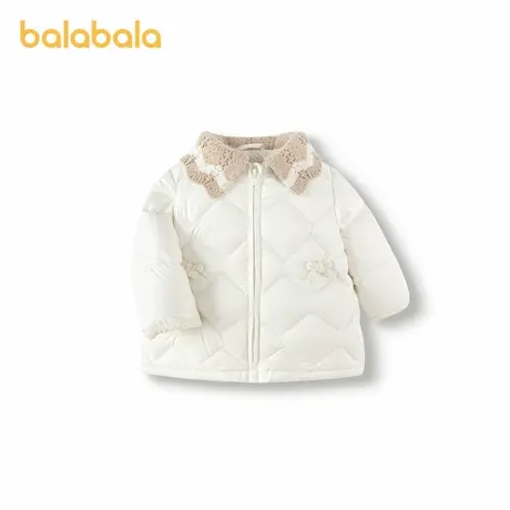 【商场同款】巴拉巴拉儿童轻薄羽绒服女童冬季外套2024新款甜美萌商品大图