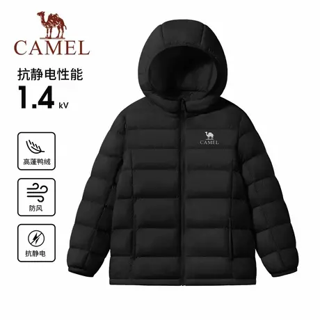 小骆驼儿童羽绒服轻薄款2025新款防风男童鸭绒服加厚女童保暖外套商品大图