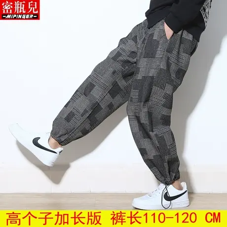 密瓶儿185-2米高个子加长版运动裤男秋季新款超长直筒休闲裤子男商品大图