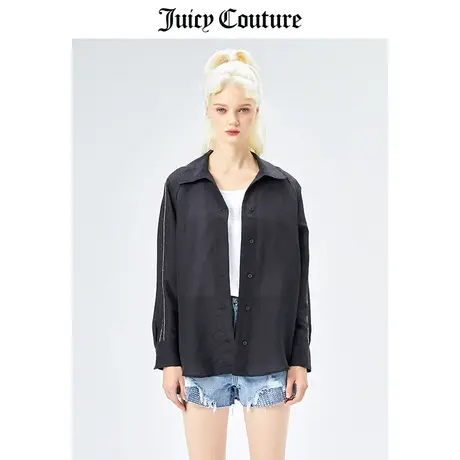 Juicy Couture橘滋美式春季新款职场百搭衬衫时尚宽松复古衬衫女商品大图
