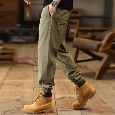 Modi Nick/摩帝尼克男士工装休闲裤复古宽松大码裤子男款工装军旅商品大图