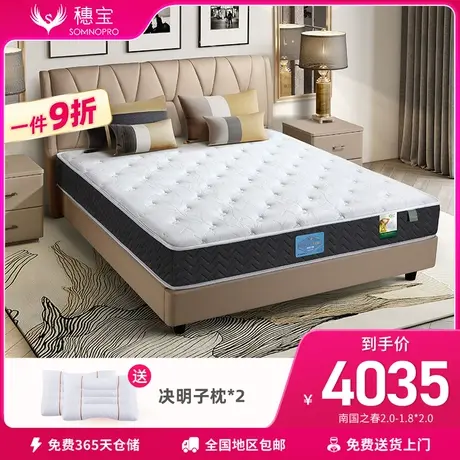 【门店同款】穗宝椰棕双人加硬护脊弹簧棕垫床垫 南国之春2.0商品大图