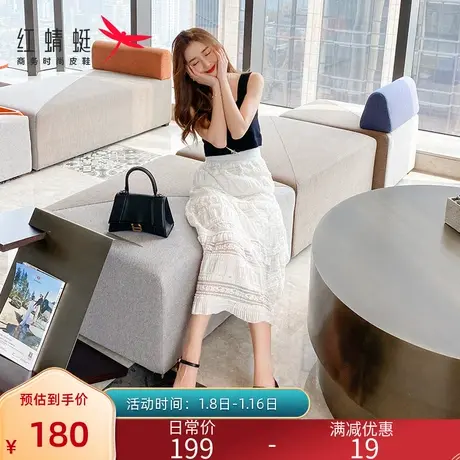 达芙妮真皮乐福鞋女2023年新款秋季平底软底单鞋一脚蹬女鞋旗舰店商品大图