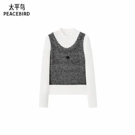 太平鸟prince联名冬季新款两件套打底衫A3CPE4296商品大图