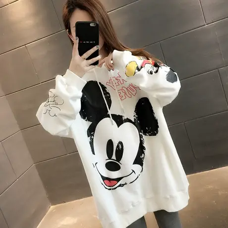 卫衣服2024年新款女装春秋季上衣春装宽松女士薄款外套中长款爆款图片