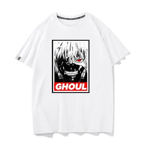秀洛东京食尸鬼喰种T恤金木研短袖董香周边联名二次元衣服体恤商品大图