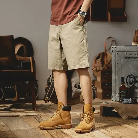 Modi Nick/摩帝尼克夏季男士短裤休闲工装裤中裤薄款宽松五分裤商品大图