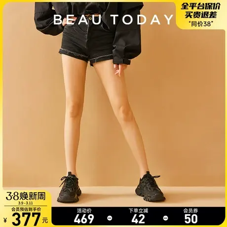 BeauToday厚底老爹鞋女BT春秋新款复古透气运动鞋女增高休闲鞋女图片