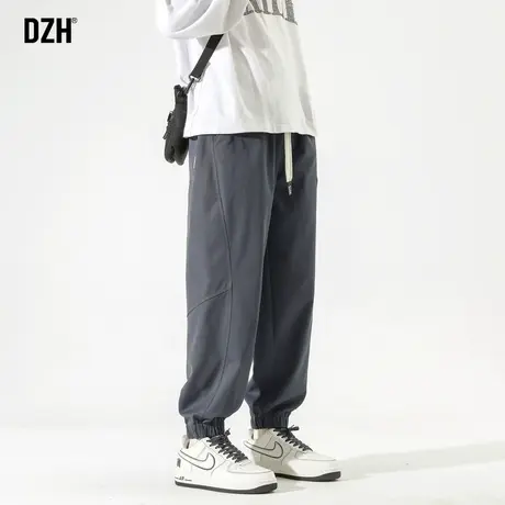 男士美式高街休闲裤男潮牌高级感男裤2023新款束脚裤子运动裤长裤商品大图