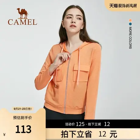 骆驼女装2023春秋季新款做旧户外休闲ins百搭宽松韩版bf外套女商品大图