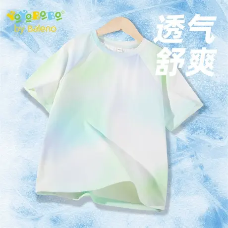 班尼路童装YBB系列男童t恤2025新款夏季儿童上衣凉感小男孩短袖薄商品大图