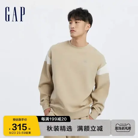 Gap男装秋季2023新款空气三明治LOGO运动卫衣760385休闲上衣商品大图