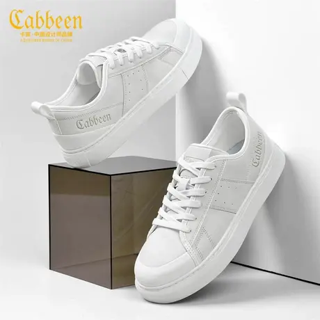 Cabbeen/卡宾男鞋夏季新款潮流百搭软底舒适小白鞋休闲运动板鞋商品大图